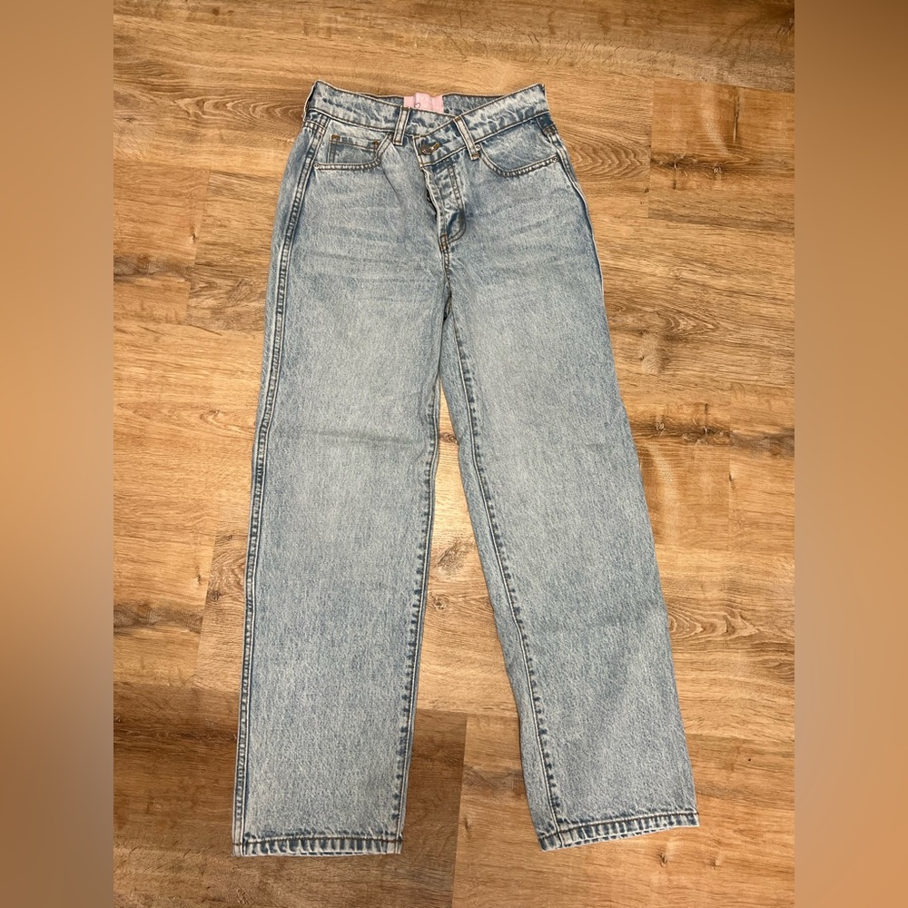 Revice Denim Crossover Button Jeans